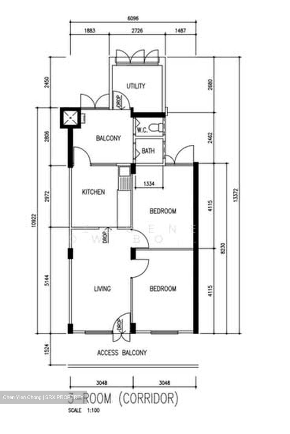 Blk 85A Lorong 4 Toa Payoh (Toa Payoh), HDB 3 Rooms #589893311